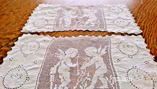 Vtg. linendoily white for sale  Belmont