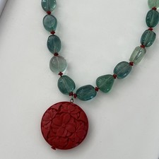 Red cinnabar pendant for sale  Camarillo