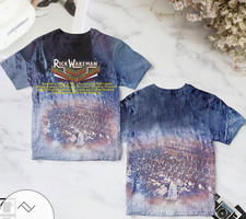 Usado, Camiseta Rick Wakeman Journey To The Centre Of The Earth capa álbum AOP comprar usado  Enviando para Brazil