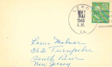 Cartolina filatelica louisiana usato  Spedire a Italy