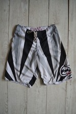 Shorts de tabuleiro raro Billabong x Andy Irons tamanho 30 branco/preto sol nascente samurai comprar usado  Enviando para Brazil