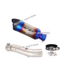 Silenciadores pretos tubo de escape médio tubo de escape CBR300R para Honda CB300F CB300R 2019-2025 comprar usado  Enviando para Brazil