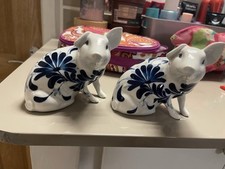 Twin ceramic pig for sale  LONDON