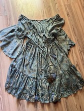 Seidenkleid boho hippieh gebraucht kaufen  Schöneiche