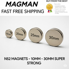 N52 disc magnets for sale  MELKSHAM