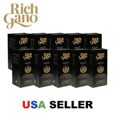10 caixas RICH GANO café preto dourado premium gourmet cogumelo ganoderma 100% comprar usado  Enviando para Brazil