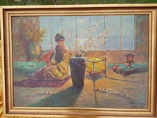 Wunderschönes ölbild madame gebraucht kaufen  Treuenbrietzen