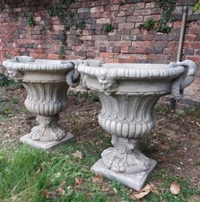 Gorgeous pair urns for sale  KNUTSFORD