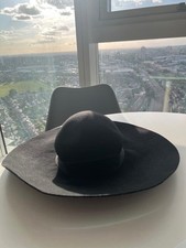 Black wide brim for sale  LONDON