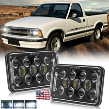 Farol LED Hi-Lo DRL para Chevy S10 1994 1995 1996 1997 caminhão 2 peças 90W 4x6 polegadas, usado comprar usado  Enviando para Brazil