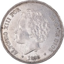 Monnaie espagne alfonso d'occasion  Lille-