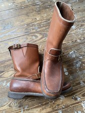 Botas masculinas vintage à prova de cobra Gokeys 11.5 12 Botte Sauvage Gro Cord caça equitação comprar usado  Enviando para Brazil