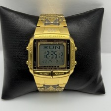 Casio iluminador masculino relógio de quartzo banco de dados tempo duplo tom dourado funcionando 35mm comprar usado Casio iluminador masculino relógio de quartzo banco de dados tempo duplo tom dourado funcionando 35mm comprar usado  Enviando para Brazil