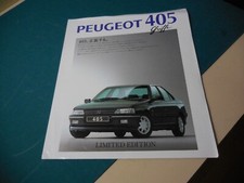 Folheto japonês limitado Peugeot 405 GRIFFS comprar usado  Enviando para Brazil