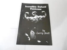 LIBRO DE CULTURISMO DE COLECCIÓN LARRY SCOTT - INCREÍBLE GROSOR DELTOIDES segunda mano  Embacar hacia Mexico