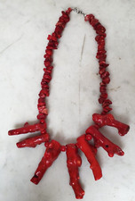Collier corail rouge d'occasion  Saultain
