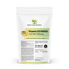 Vitamina D3 5000 UI + K2 MK7 100 mcg comprimidos – Suporte imunológico, ósseo e à saúde cardíaca comprar usado  Enviando para Brazil