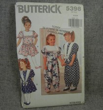 Butterick 5398 girls for sale  Bend