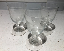 Vintage etched crystal for sale  WELLINGBOROUGH