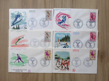 Enveloppes fdc soie d'occasion  Vallon-Pont-d'Arc