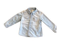 Camicia jeans bambina usato  Novedrate