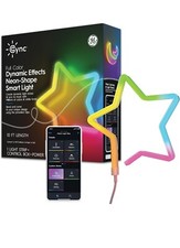 GE-CYNC efeitos dinâmicos luzes de corda de neon LED internas com sincronização de música, LED flexível... comprar usado  Enviando para Brazil