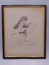 Rare dessin dedicace d'occasion  Paris XIII