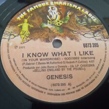 7" GENESIS "I KNOW WHAT I LIKE" + "CARPET CRAWL" VG PROG ROCK 77' *ONLY BRAZIL*, usado comprar usado  Brasil 