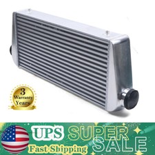Usado, Intercooler universal de montagem frontal 31x12x4" 3" intercooler de entrada e saída comprar usado  Enviando para Brazil