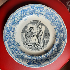 Assiette parlante porcelaine d'occasion  Montesson