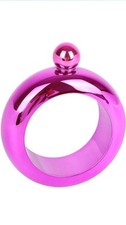 2 peças pulseira de quadril frasco de 3,5 oz pulseira bebida fluida. Joias perfumadas de aço inoxidável, usado comprar usado  Enviando para Brazil