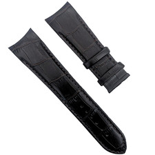 Pulseira de relógio de couro preto Tissot T610027774 Couturier - 23mm - Sem fivela comprar usado  Enviando para Brazil