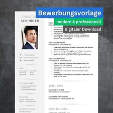 Bewerbungsvorlage chris modern gebraucht kaufen  Gaggenau