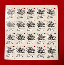 Selos vintage de tulipas ~ 2 folhas de 20 (40 no total) selos de 2 oz (envelopesados) comprar usado  Enviando para Brazil