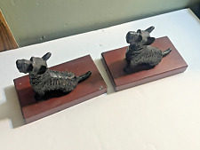 pair cast dogs iron scottie for sale  USA