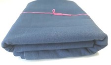 Usado, Cortina de lona de algodão tecido azul estofado durável reaproveitamento 42x70 polegadas comprar usado  Enviando para Brazil