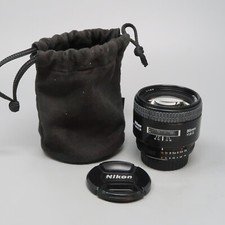 Usado, Lente Nikon AF Nikkor 85mm f/1.8 D AF Portrait Prime com tampas e bolsa de lentes comprar usado  Enviando para Brazil