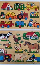 Kleinkinder holzpuzzle steckpu gebraucht kaufen  Hüttenberg