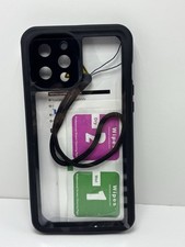 Capa à prova d'água à prova de choque compatível com iphone 12pro max roxa comprar usado  Enviando para Brazil