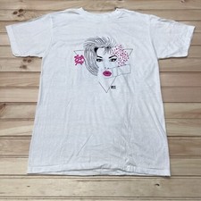Camisa Vintage Anos 80 High Hair Salon Art Wella Beauty Face Tamanho Grande, usado comprar usado  Enviando para Brazil