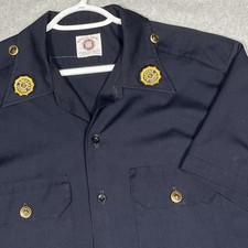 Usado, Camisa oficial vintage 1950 American Legion azul marinho uniforme manga curta comprar usado  Enviando para Brazil