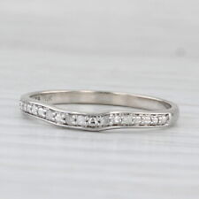 Contoured diamond wedding for sale  USA