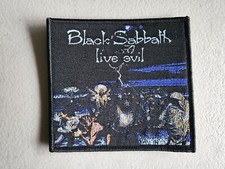 BLACK SABBATH, LIVE EVIL, COSTURAR NA BORDA PRETA PATCH TECIDO, usado comprar usado  Enviando para Brazil
