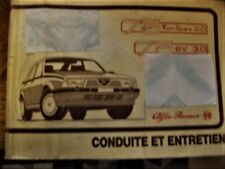 Conduite entretien alfa d'occasion  Cluses