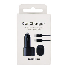 Oryginalna szybka ładowarka Samsung 45W ładowarka samochodowa podwójny port USB-C Car Charger na sprzedaż  Wysyłka do Poland