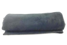 Pieza de tela polar negra remanente 61" x 15" manualidades de costura material hágalo usted mismo segunda mano  Embacar hacia Mexico