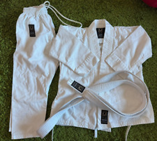 Bushido uniforme de karatê The Essential uniforme infantil 0/120 terno quimono branco PO comprar usado  Enviando para Brazil