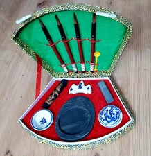 Chinesisches kalligrafie set gebraucht kaufen  Hamburg