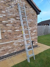 Aluminium ladder free for sale  SPALDING