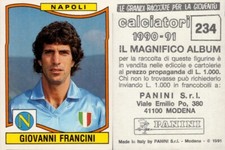 Figurina panini calciatori usato  Albenga